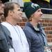 Michigan State graduate and Red Wings player Justin Abdelkader watches from the sidelines during the third quarter against Michigan State at Michigan Stadium on Saturday afternoon. Melanie Maxwell I AnnArbor.com